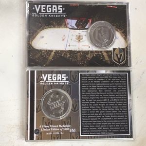 NHL Vegas Golden Knights Ltd Edition Medallion